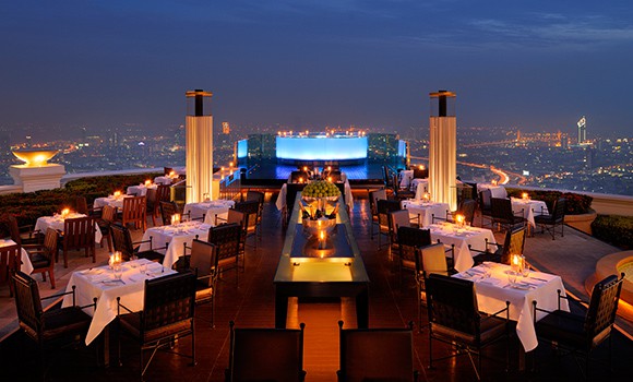 Bangkok's best city center 5 star luxury hotels - The Lebua State Tower Hotel Bangkok