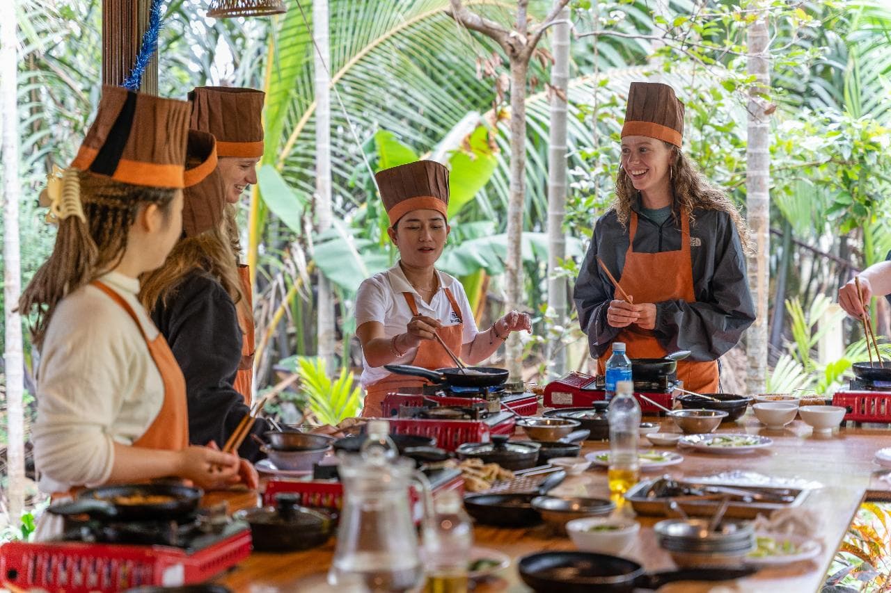 Cooking Class & Bamboo Boats