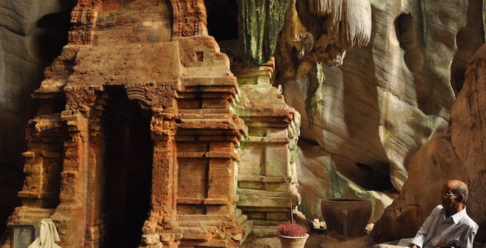 Temple Caves in Kampot