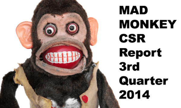 Mad Monkey Hostels MAD MONKEY CSR Report 3rd Quarter 2014