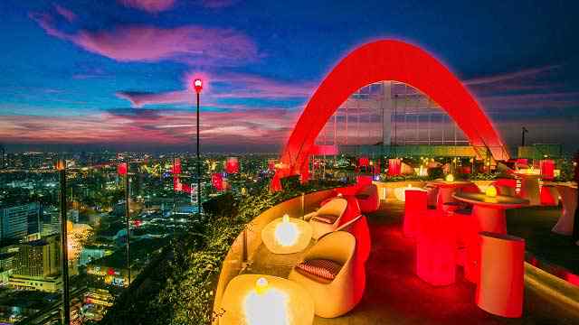 Best Rooftop Bars in Bangkok: CRU Rooftop Bar