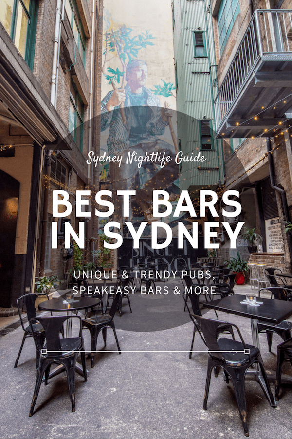 Best Sydney Bars Guide to Unique and Trendy Pubs Speakeasy Bars and More