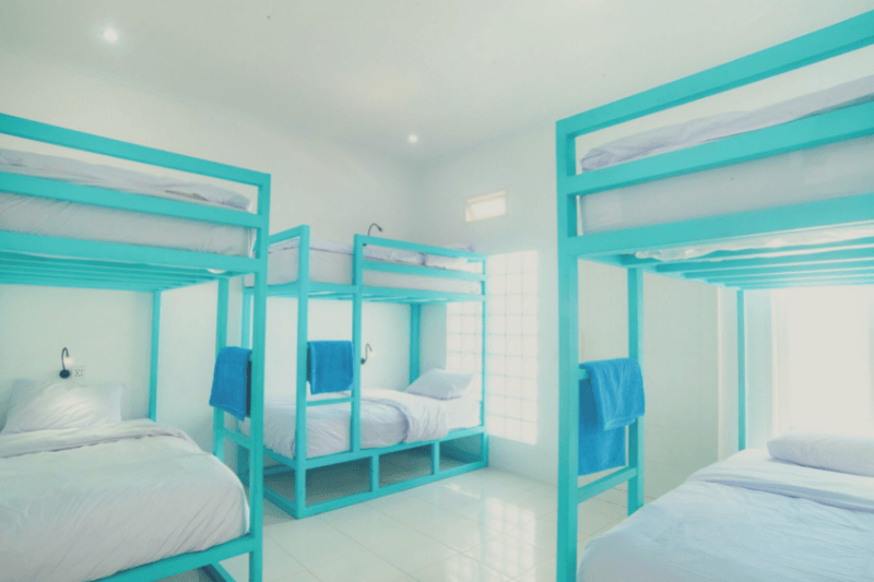 Mad Monkey Kuta Lombok Rooms Standard 6 Bed Dorm