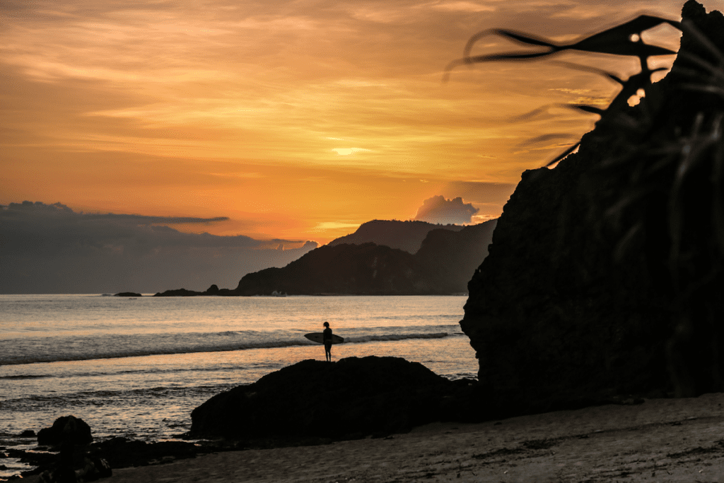 Lombok on a budget | sunset surf