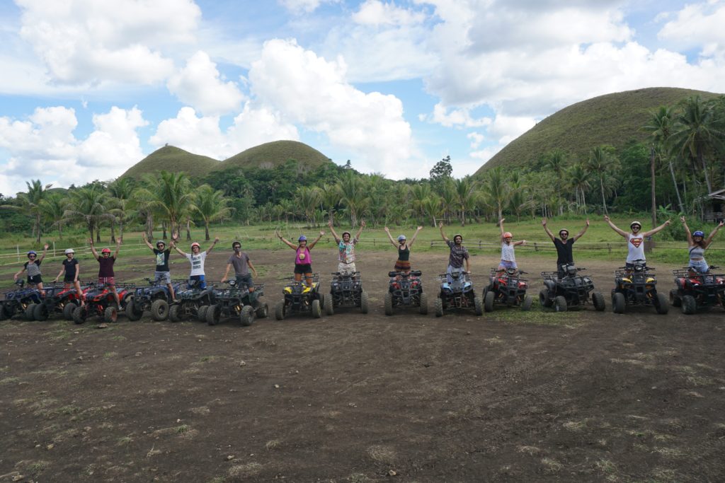 Quad-bike adventure in Chocolate Hills, Bohol