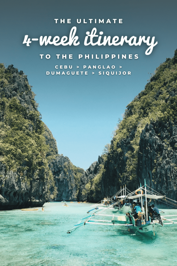 A 4 week itinerary for the Philippines